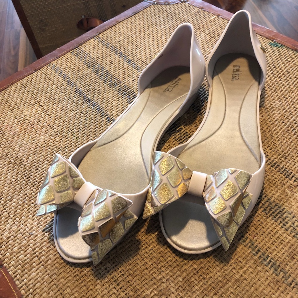 Cute baby pink Melissa flats